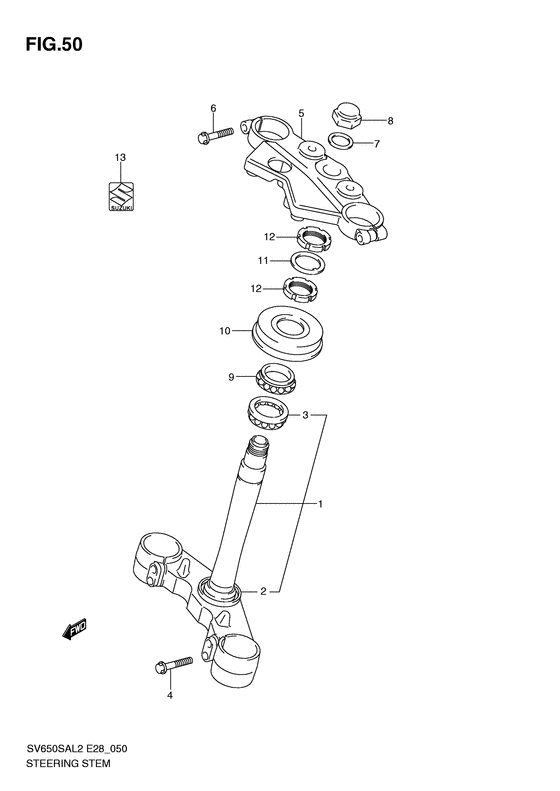 Steering stem