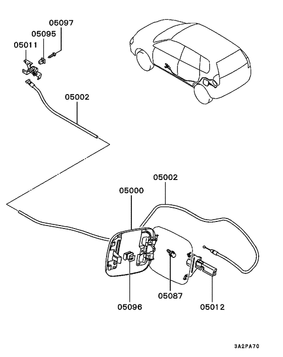 Fuel filler lid & lock
