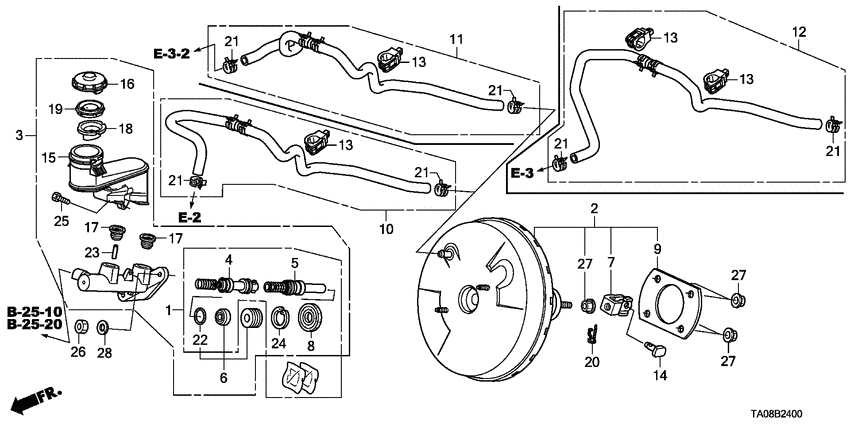 Brake master cylinder/ master power