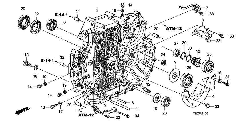 Torque converter case
