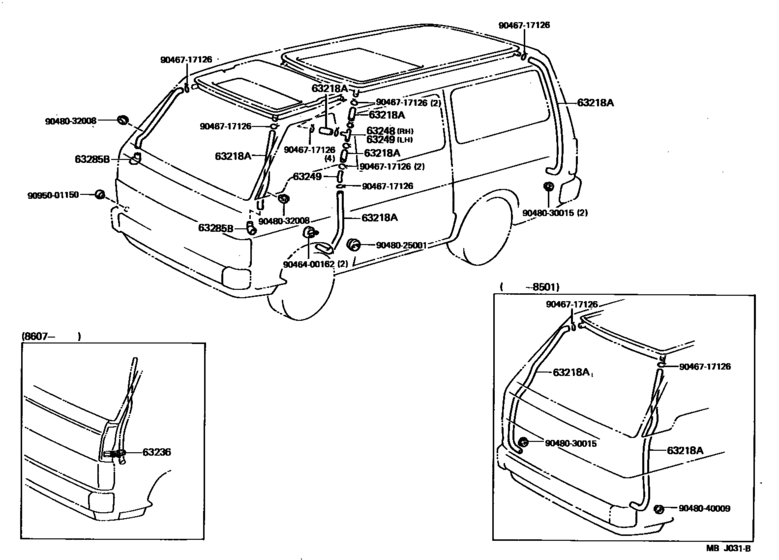 Roof Panel & Back Panel