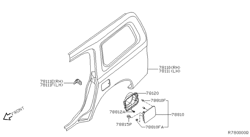 Rear fender & fitting
