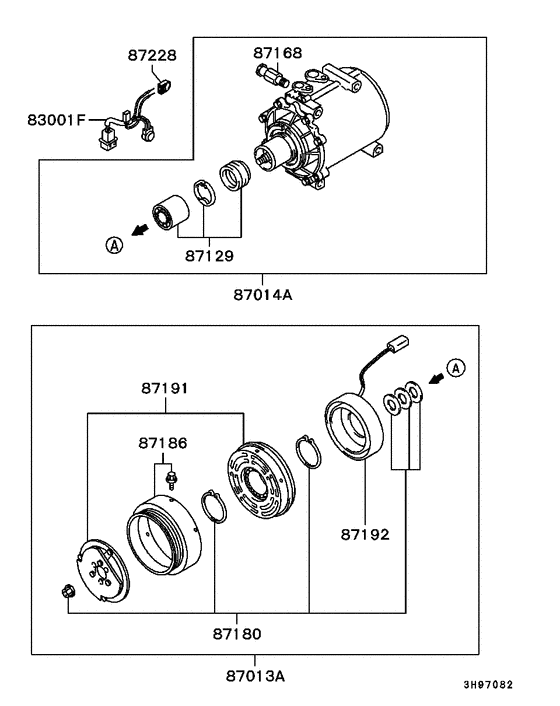 A/c condenser, piping