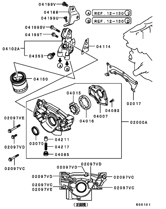 Oil pump & oil filter