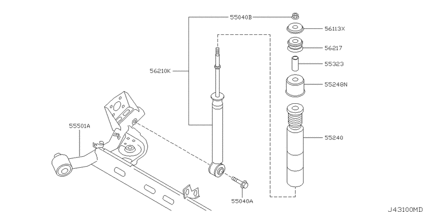 Rear suspension