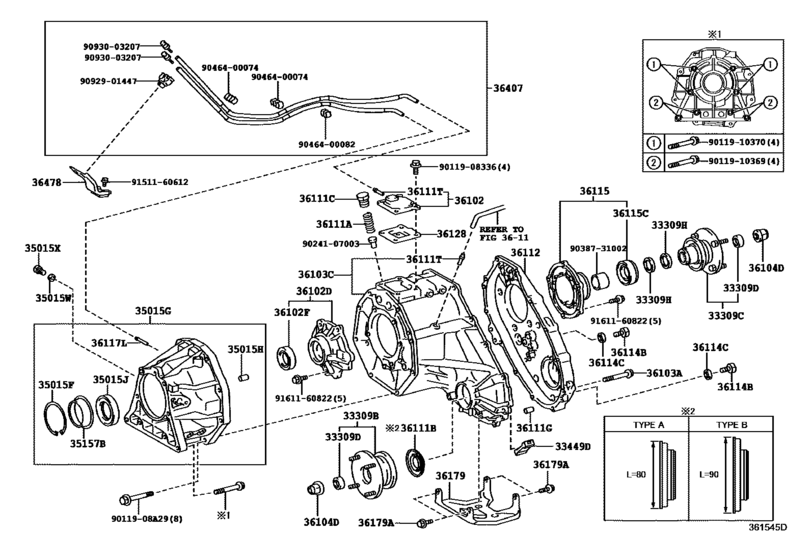 Transfer Case & Extension Housing for 2009 2018 Toyota LAND CRUISER