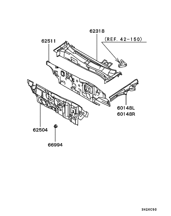 Front deck & insulator