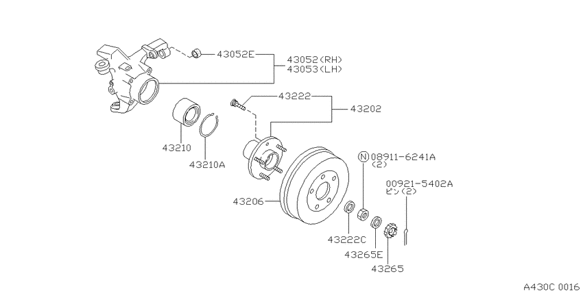 Rear axle