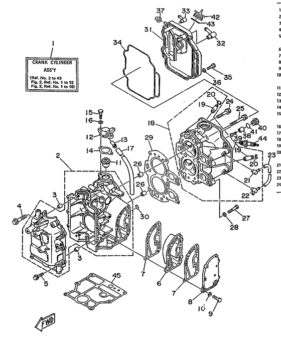 Crankcase & cylinder