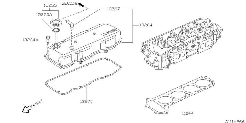 Cylinder head & rocker cover