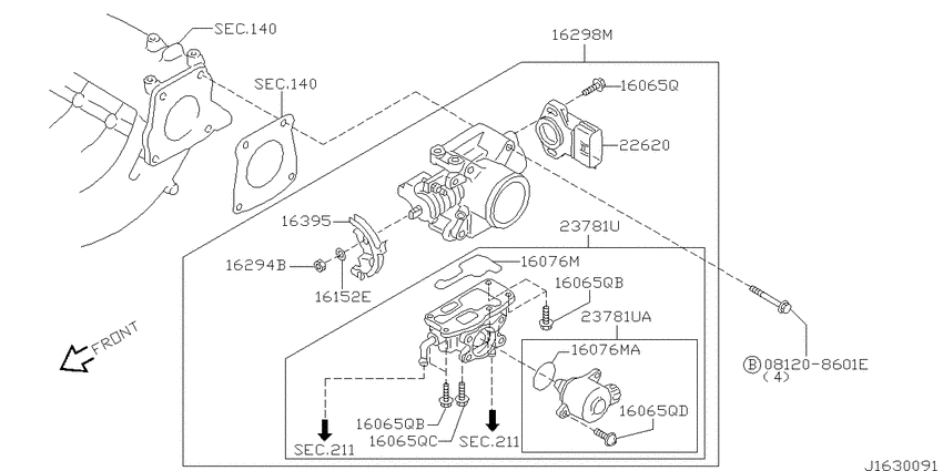 Throttle chamber
