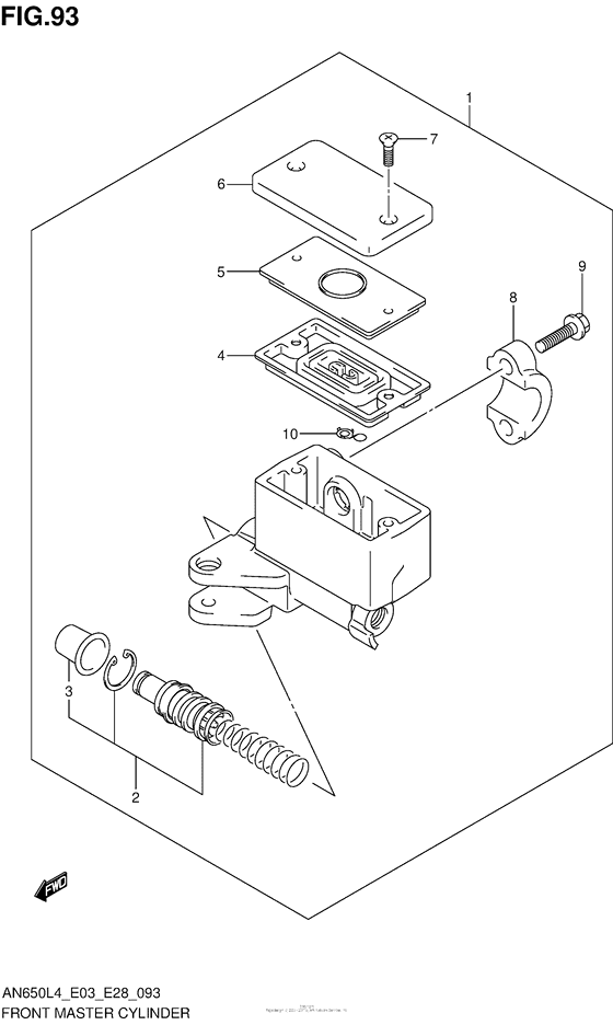 Front Master Cylinder