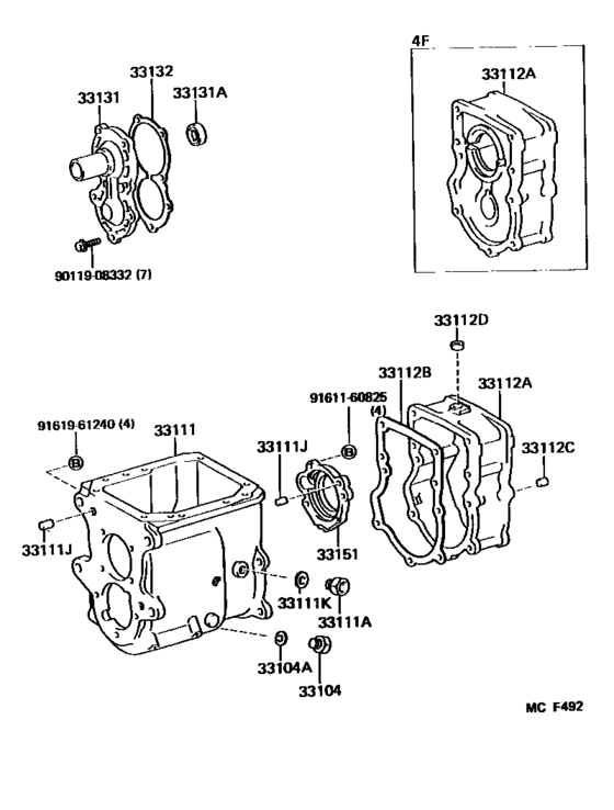 Clutch Housing & Transmission Case (Mtm)
