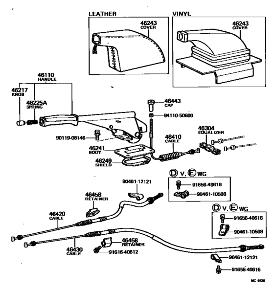 Parking Brake & Cable