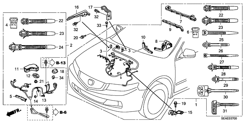 Engine wire harness