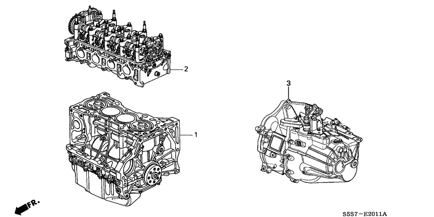 Engine assy./transmission assy.