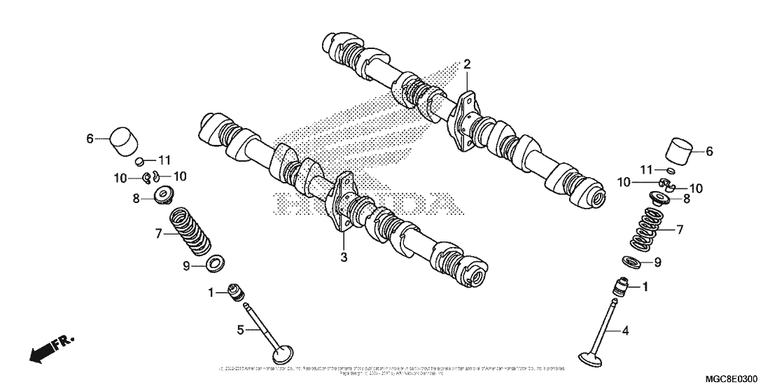 Camshaft + Valve