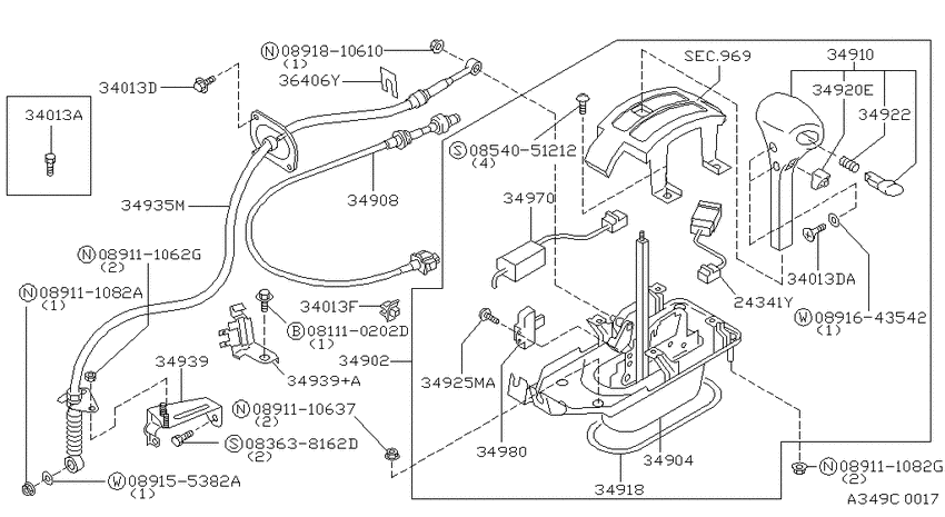 Auto transmission control device