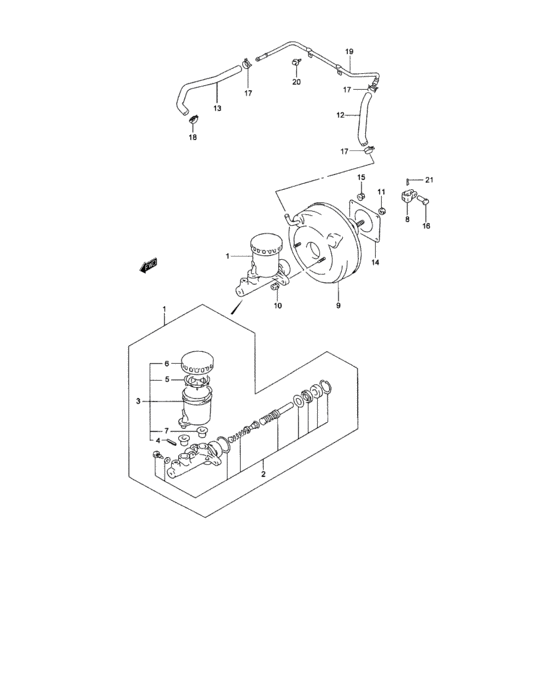 Brake master cylinder