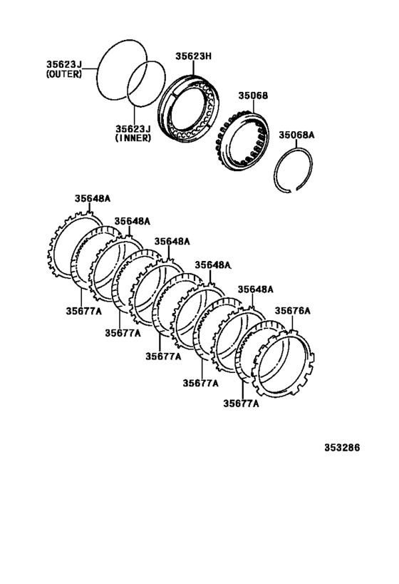 Brake No.3, 1St & Reverse Brake (Atm)