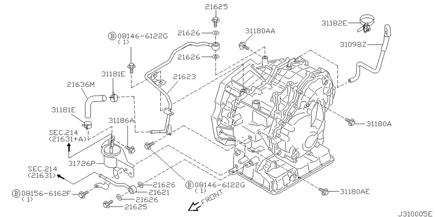Auto transmission,transaxle & fitting