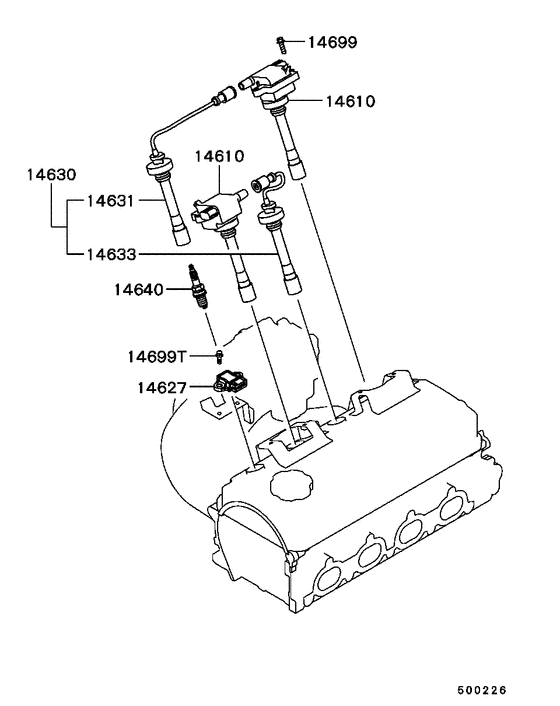 Spark plug,cable & coil