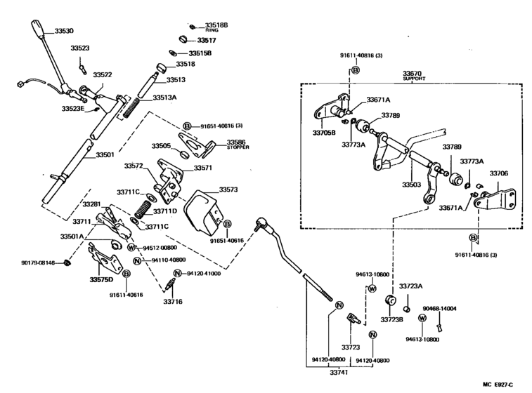 Control Shaft & Crossshaft