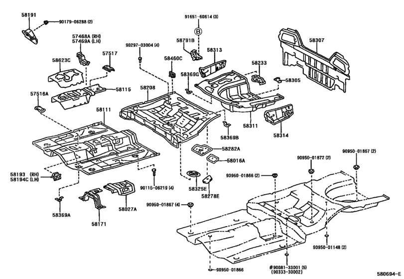 Floor Pan & Lower Back Panel