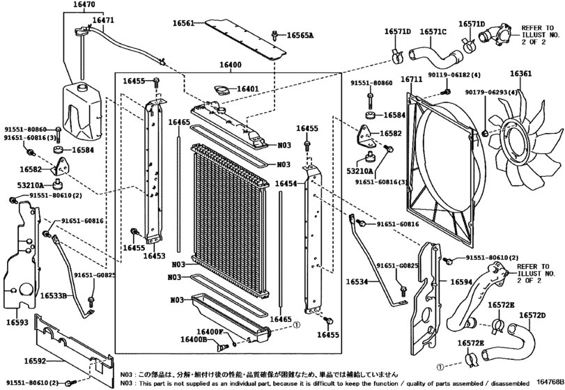 Radiator & Water Outlet