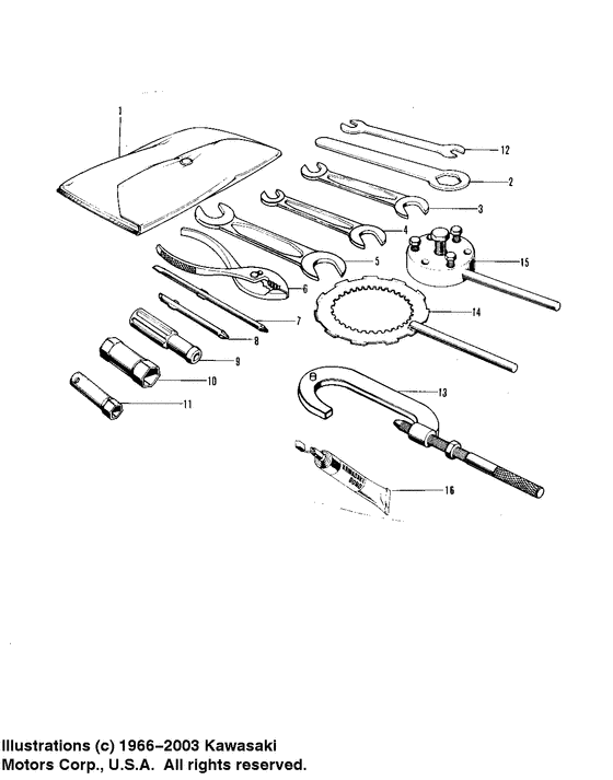 Owner tools/special service tools
