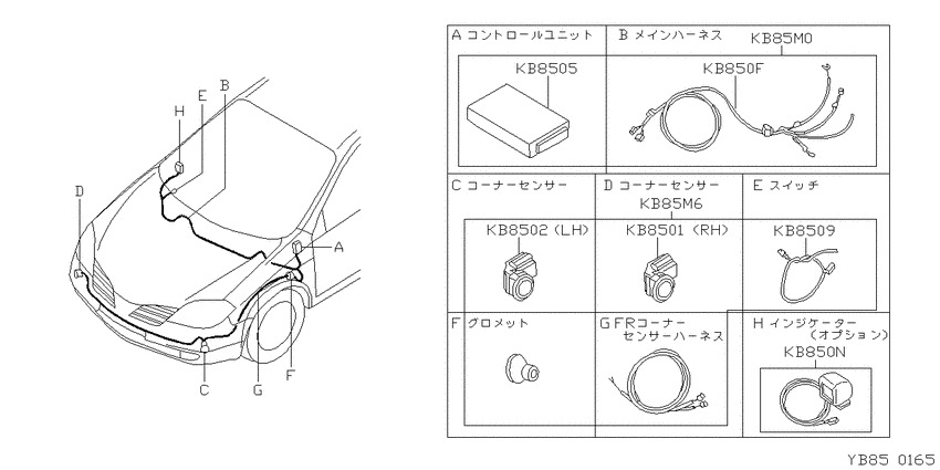 corner sensor
