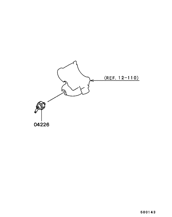 Oil press switch or gauge unit