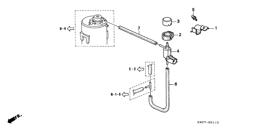 Purge control solenoid valve