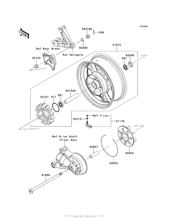 Rear Wheel/chain (Cef)