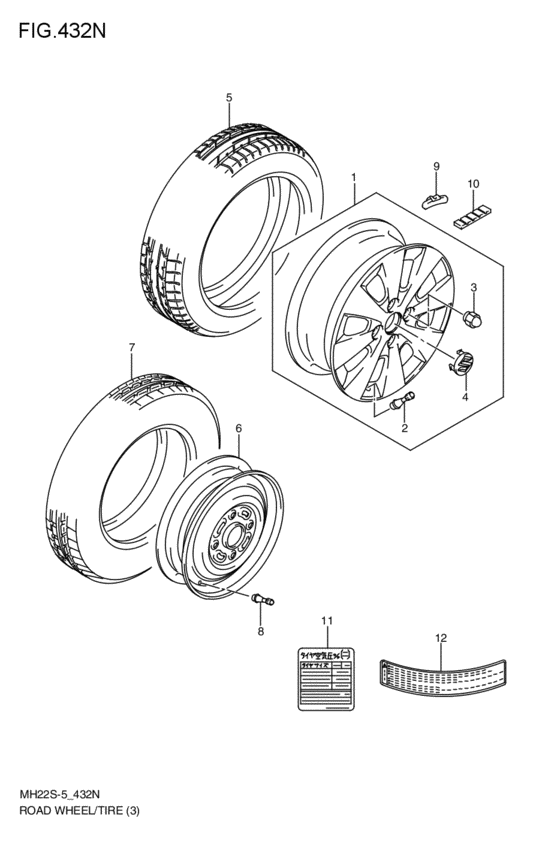 road wheel / tire