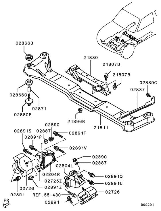 Engine mounting & support