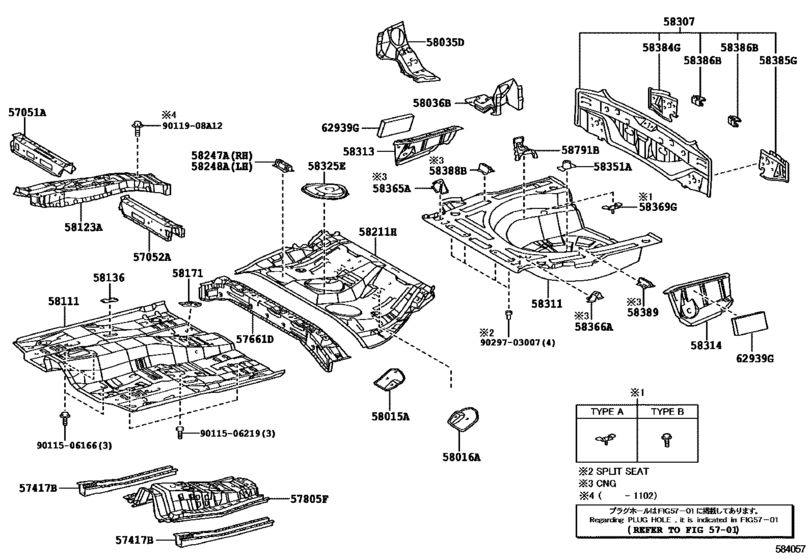 Floor Pan & Lower Back Panel