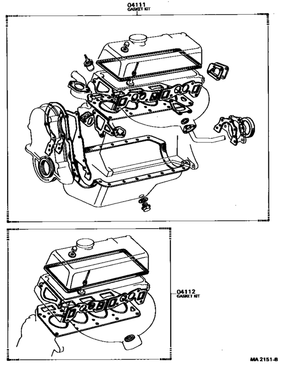 Engine Overhaul Gasket Kit