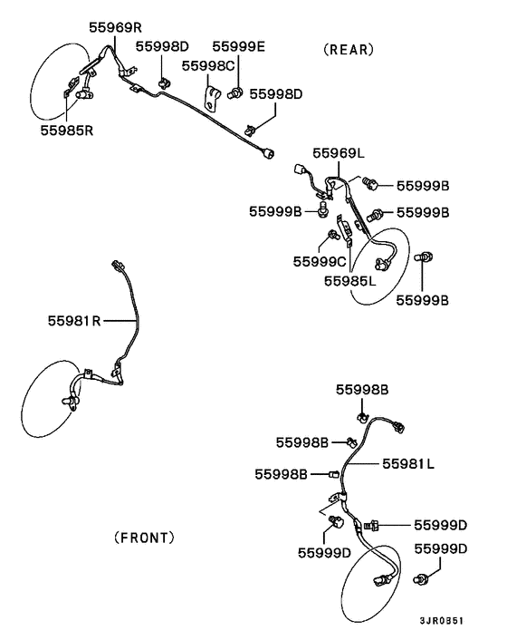 Anti-skid brake sensor
