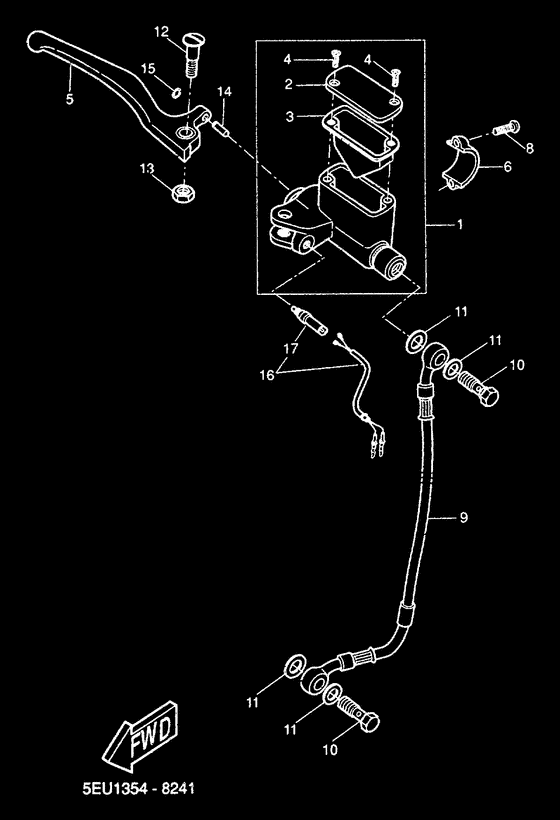 Front master cylinder