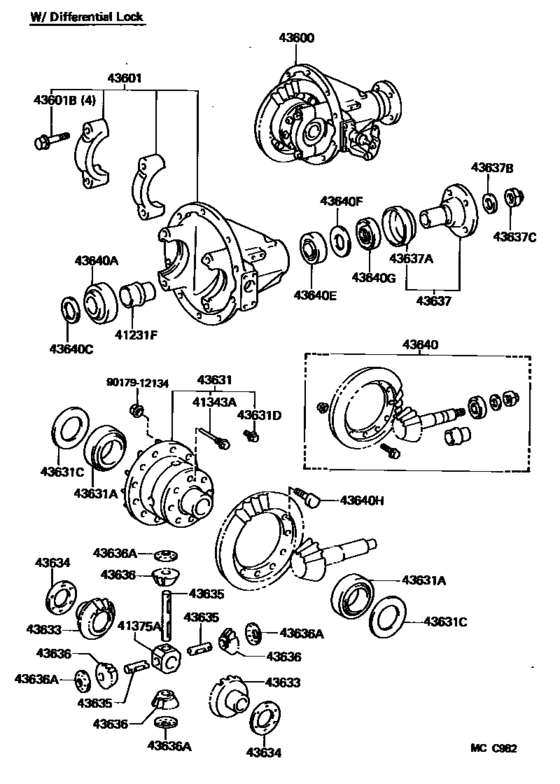 Front Axle Housing & Differential