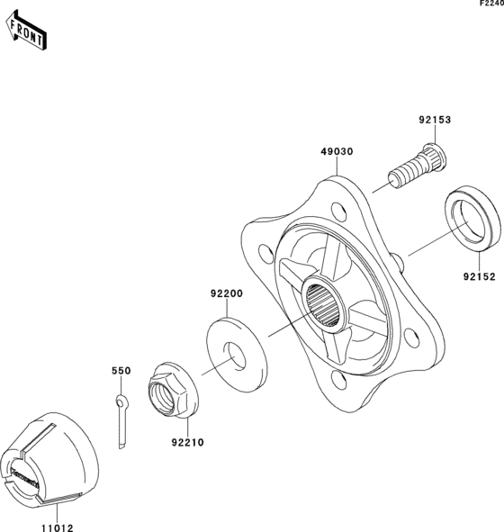 Rear hubs/brakes