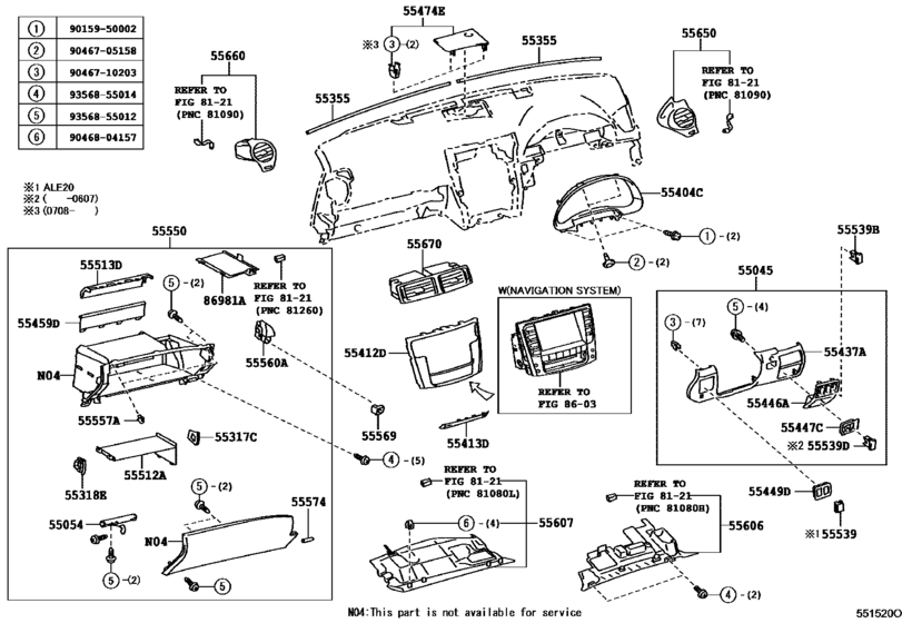Instrument Panel & Glove Compartment