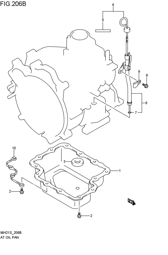 at - oil pan