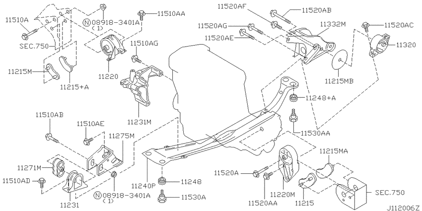 Engine & transmission   mounting