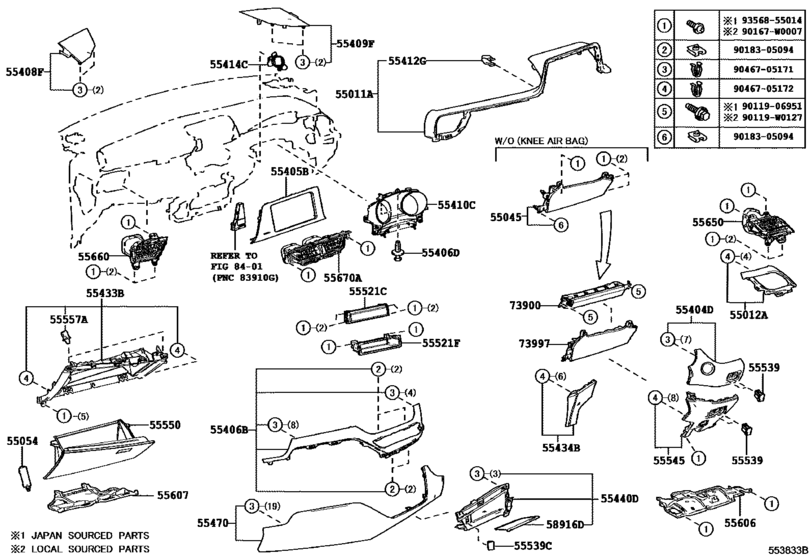 Instrument Panel & Glove Compartment