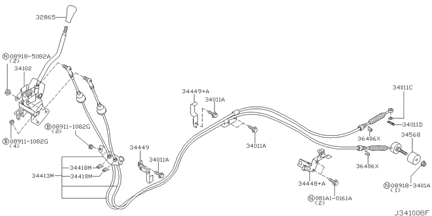 Transmission control & linkage