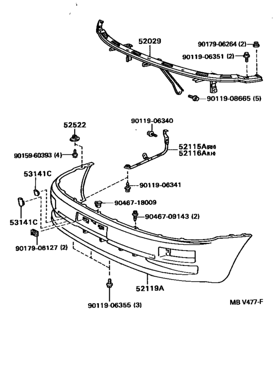 Front Bumper & Bumper Stay