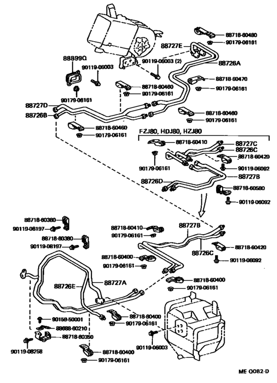 Heating & Air Conditioning - Cooler Piping
