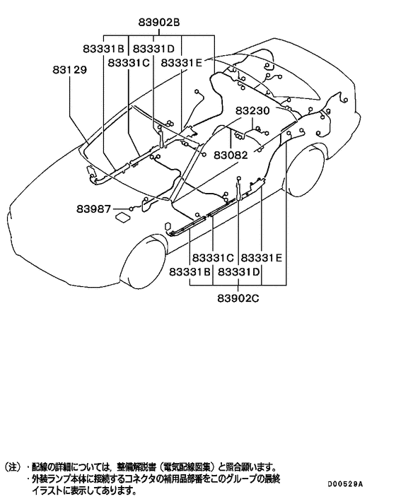 Wiring & attaching parts